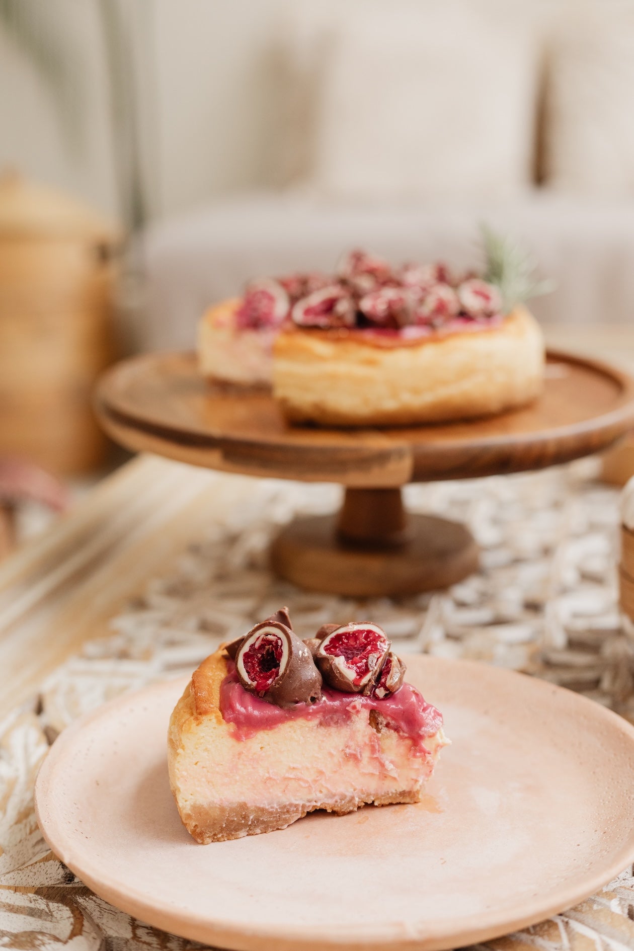 Cheesecake de Frambuesa