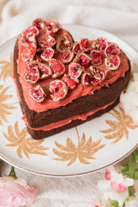 Torta corazón Choco Frambuesa