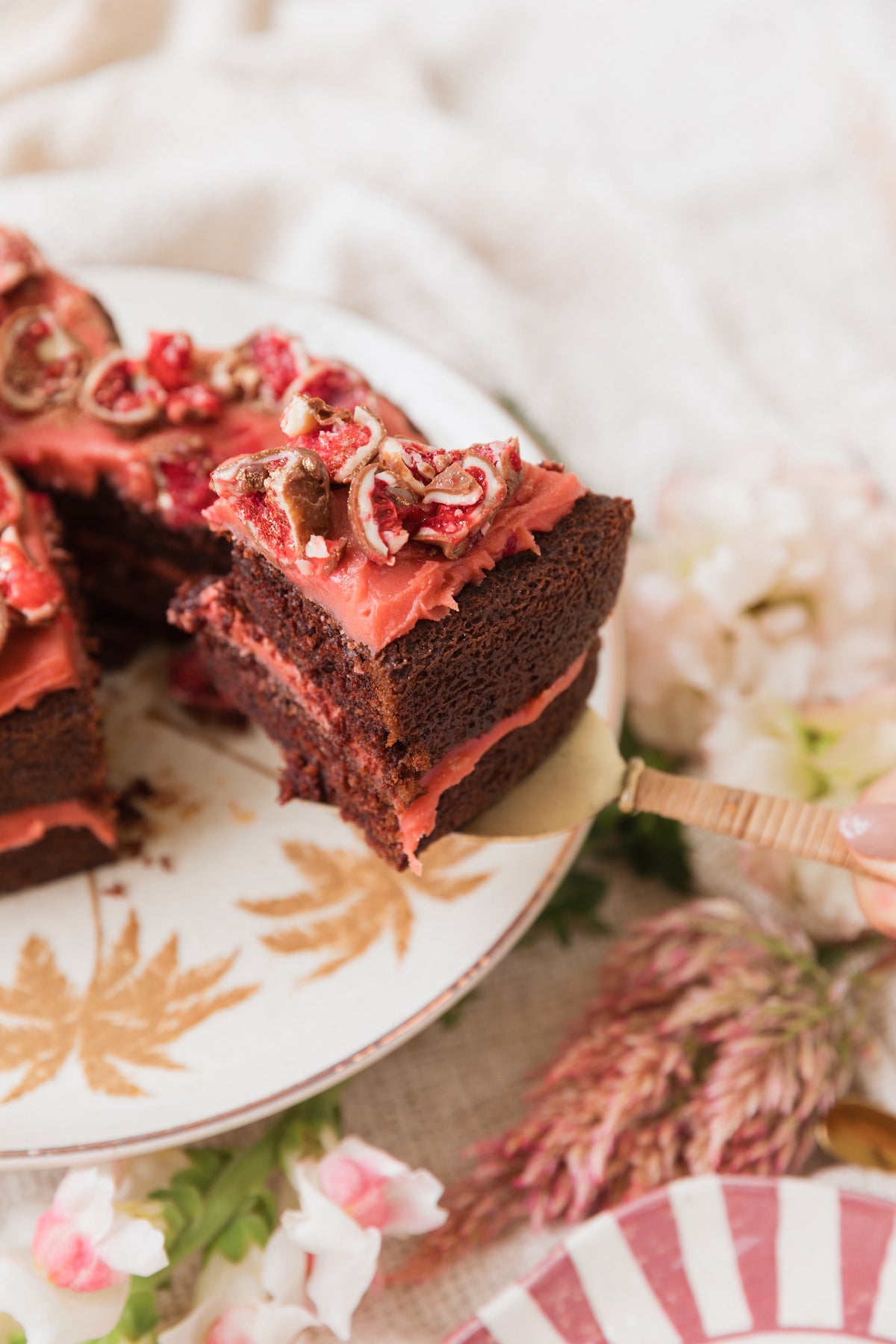 Torta corazón Choco Frambuesa