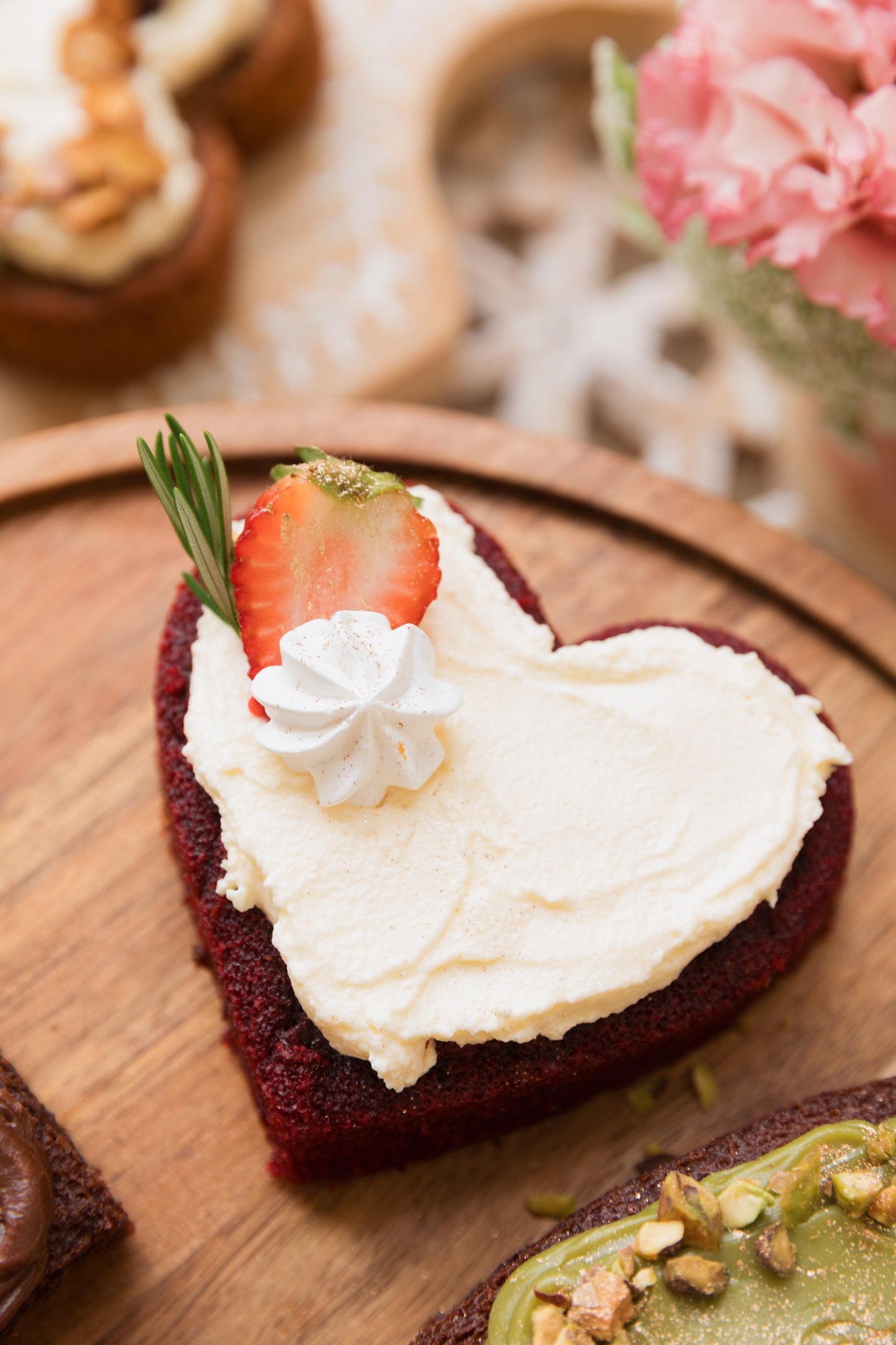 Torta en corazón x3 Unidades