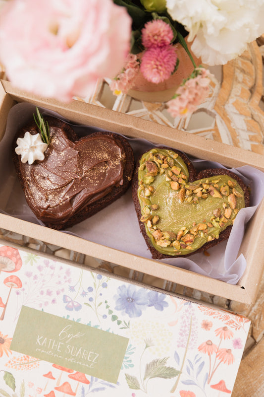 Torta en corazón x2 Unidades