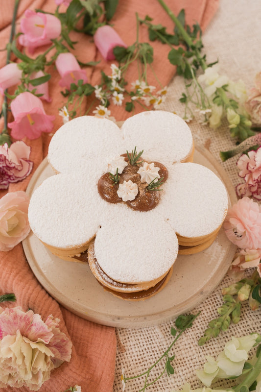 Torta de Alfajor en Flor