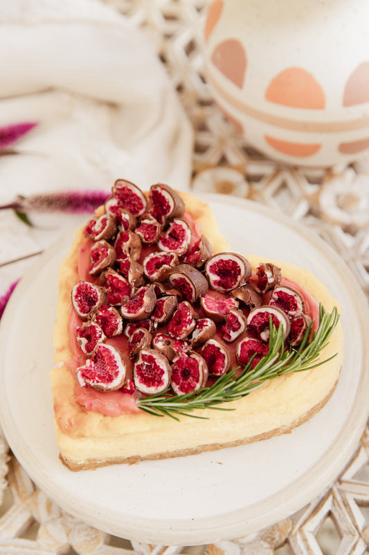 Cheesecake corazón de Frambuesa