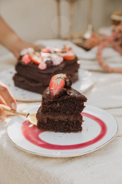 Torta de Chocolate en Corazón