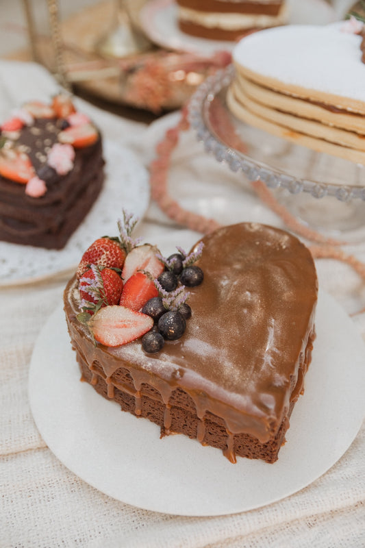 Torta de Brownie en Corazón